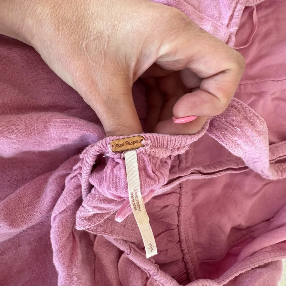 Free people pink open back sundress - Picture 3 of 3
